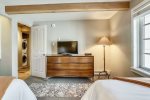 Second bedroom features two twins convert to king upon request